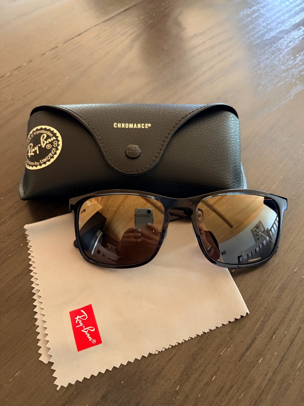 Brand new Rayban Chromance Polarized Sunglasses